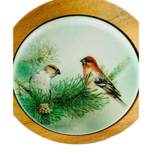 Hallmark Purple Finch Christmas Ornament 1988 Holiday Seventh in Wildlife Series - Picture 3 of 6